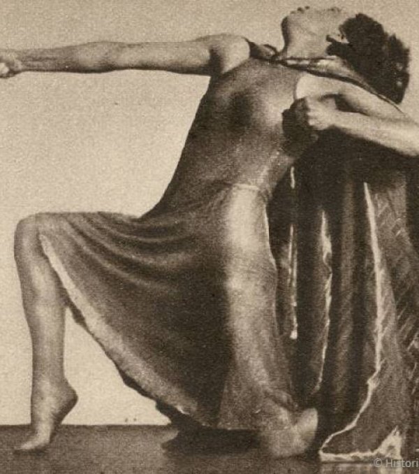 Mary Wigman, Druck Fotografie von Rudolph, Dresden